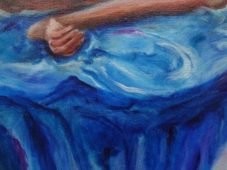 Original Impressionism Erotic Painting by Jenny Jonah