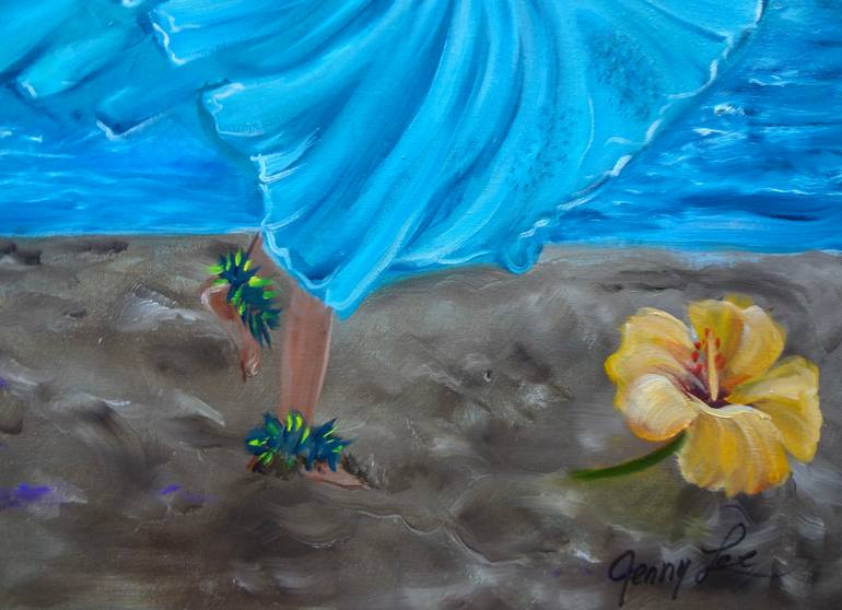 Original Art Deco Abstract Painting by Jenny Jonah