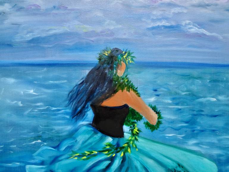 Original Art Deco Abstract Painting by Jenny Jonah