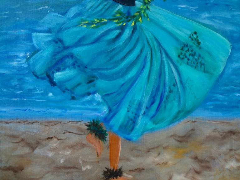 Original Art Deco Abstract Painting by Jenny Jonah