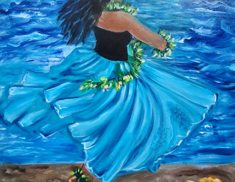 Original Art Deco Abstract Painting by Jenny Jonah