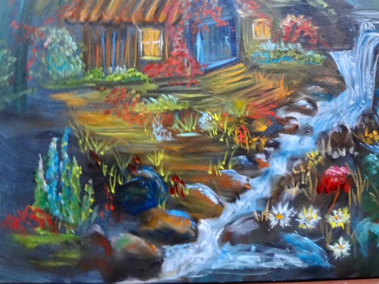 Original Abstract Expressionism Abstract Painting by Jenny Jonah