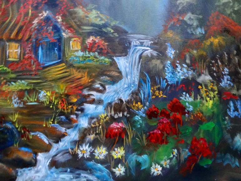 Original Abstract Expressionism Abstract Painting by Jenny Jonah