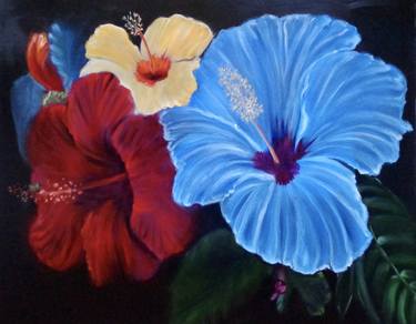 Original Abstract Expressionism Botanic Painting by Jenny Jonah