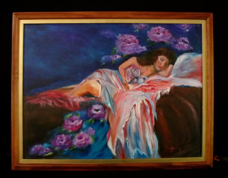 Original Erotic Painting by Jenny Jonah