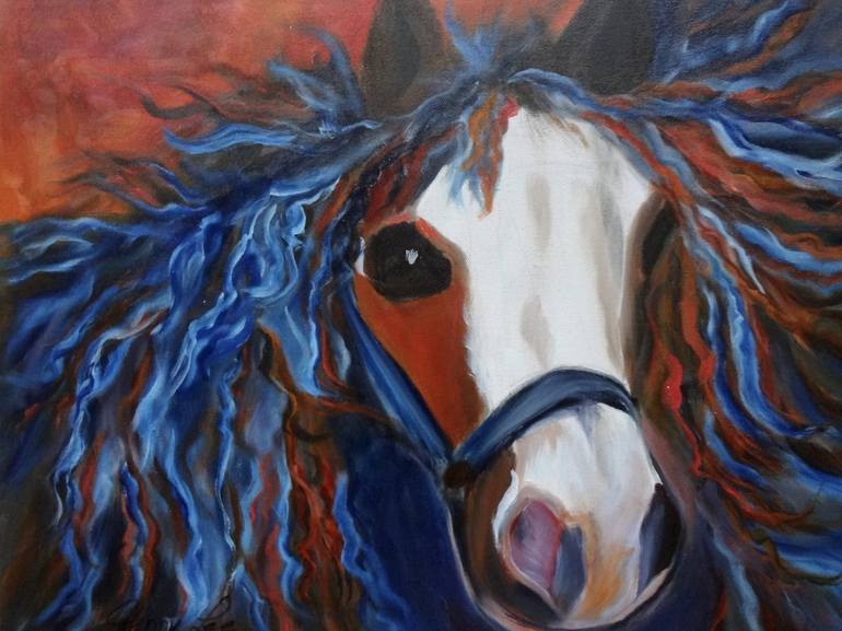 Original Horse Painting by Jenny Jonah