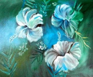 Original Art Deco Botanic Paintings by Jenny Jonah