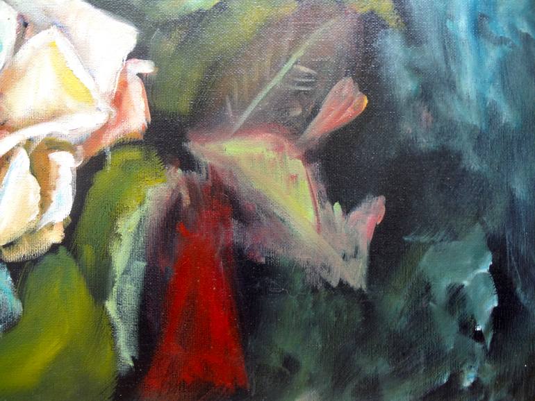 Original Art Deco Botanic Painting by Jenny Jonah