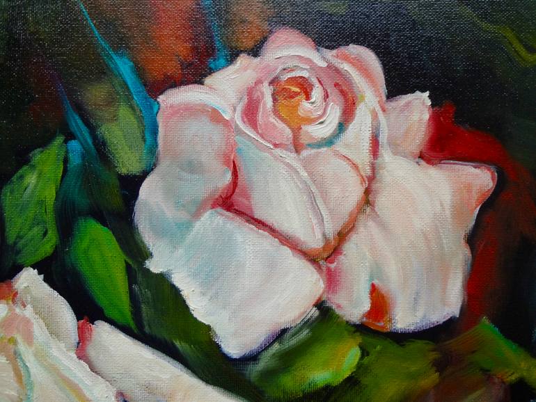 Original Art Deco Botanic Painting by Jenny Jonah