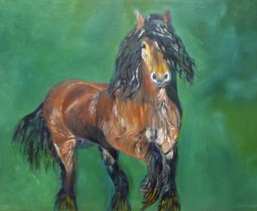 Original Fine Art Horse Paintings by Jenny Jonah