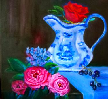 Pitcher and Roses thumb