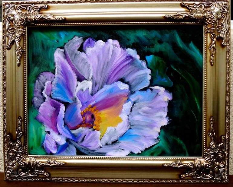 Original Art Deco Botanic Painting by Jenny Jonah