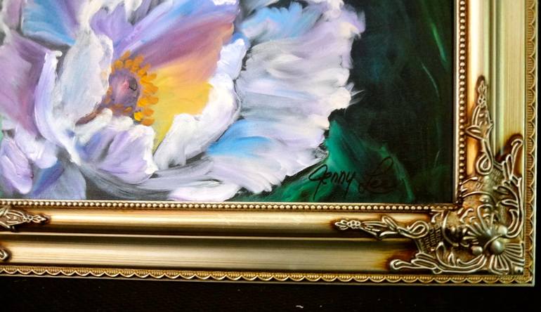 Original Art Deco Botanic Painting by Jenny Jonah