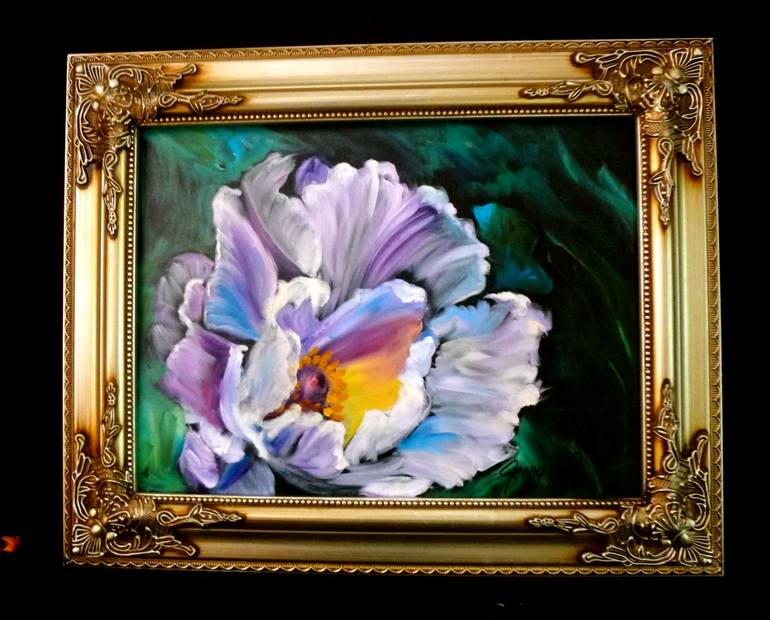 Original Art Deco Botanic Painting by Jenny Jonah