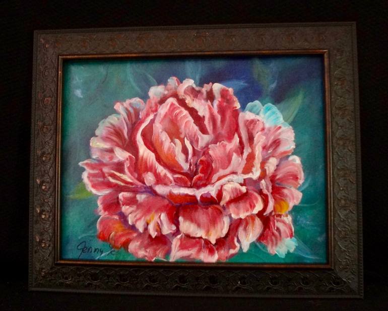 Original Art Deco Botanic Painting by Jenny Jonah