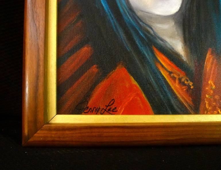 Original Art Deco Portrait Painting by Jenny Jonah