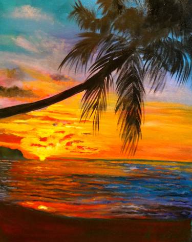 Palm Tree Sunset thumb