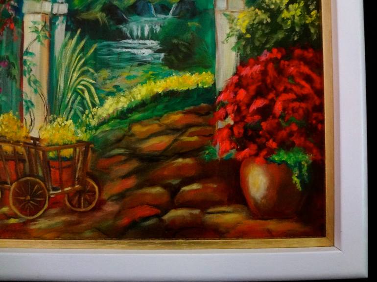 Original Garden Painting by Jenny Jonah