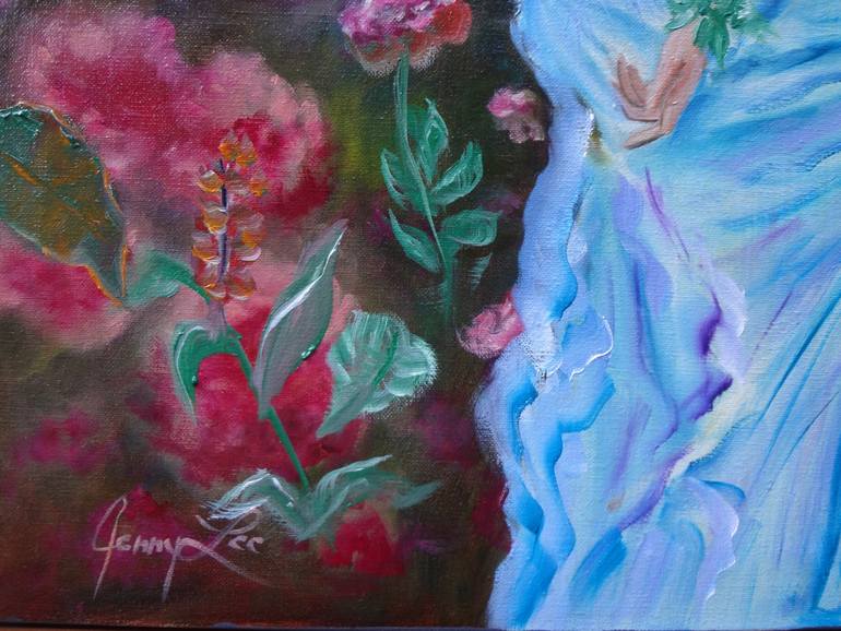 Original Expressionism People Painting by Jenny Jonah