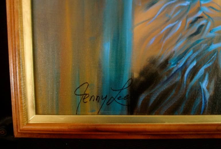 Original Art Deco People Painting by Jenny Jonah