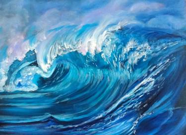 Print of Fine Art Seascape Paintings by Jenny Jonah