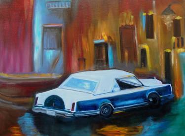 Original Art Deco Car Paintings by Jenny Jonah