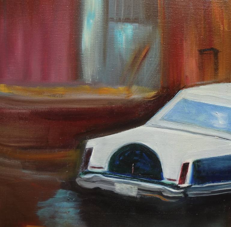 Original Car Painting by Jenny Jonah