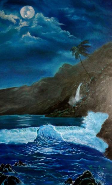 Print of Fine Art Seascape Paintings by Jenny Jonah