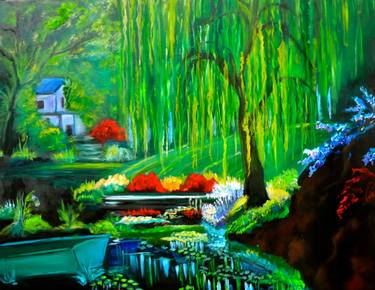 Hidden Home on Monet's Pond thumb