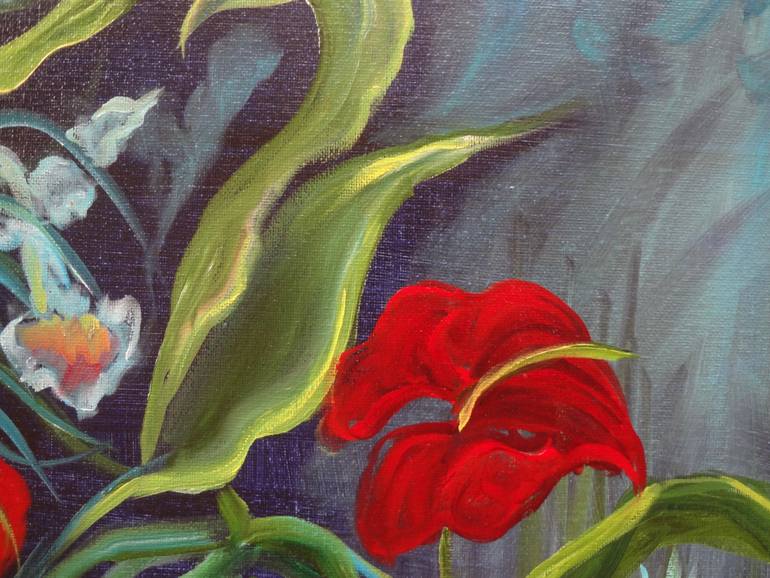 Original Abstract Expressionism Abstract Painting by Jenny Jonah