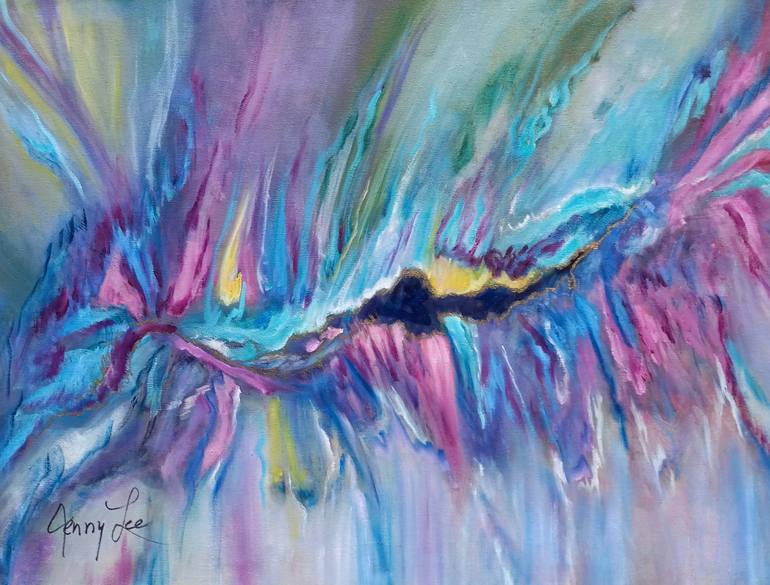 Original Abstract Expressionism Abstract Painting by Jenny Jonah