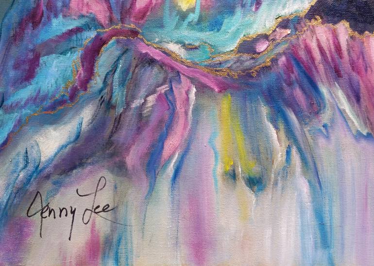 Original Abstract Expressionism Abstract Painting by Jenny Jonah