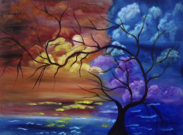 Original Abstract Expressionism Abstract Paintings by Jenny Jonah