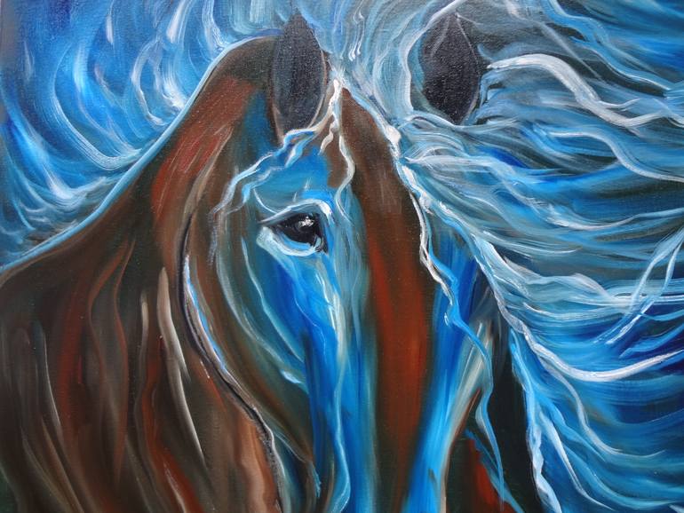 Original Abstract Expressionism Abstract Painting by Jenny Jonah