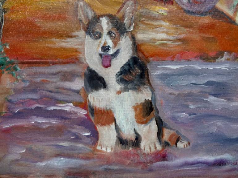 Original Abstract Expressionism Floral Painting by Jenny Jonah