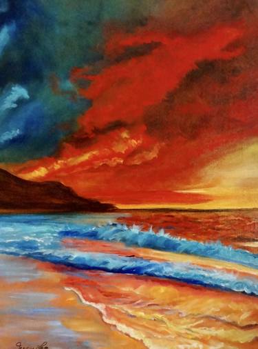 Original Abstract Expressionism Seascape Paintings by Jenny Jonah