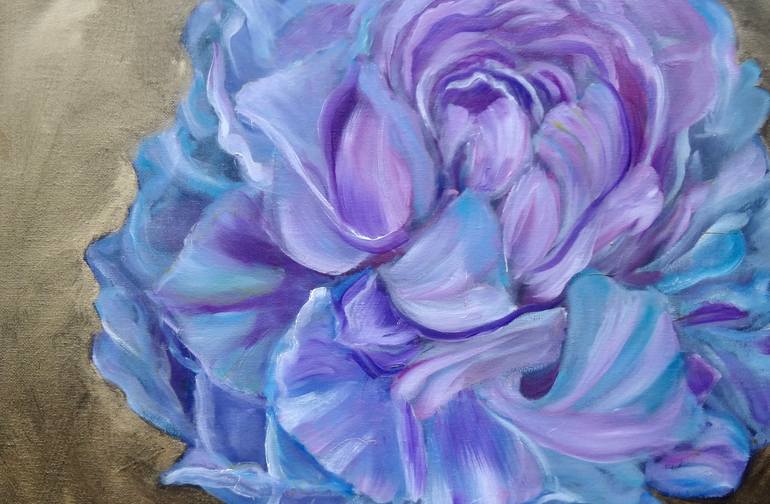 Original Abstract Expressionism Floral Painting by Jenny Jonah