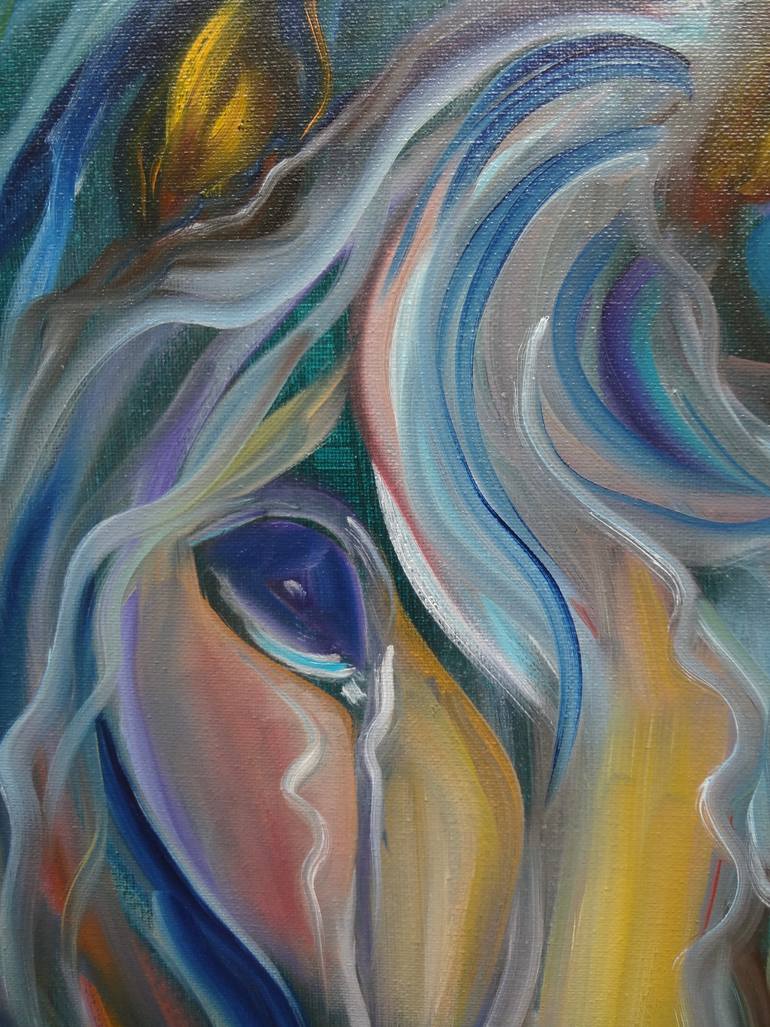 Original Abstract Expressionism Abstract Painting by Jenny Jonah