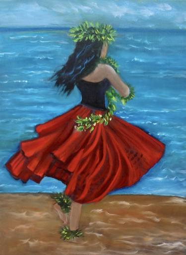 Hula Dance on the Beach thumb