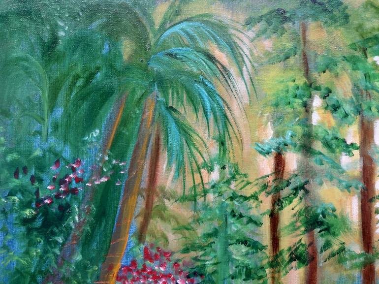 Original Art Deco Landscape Painting by Jenny Jonah