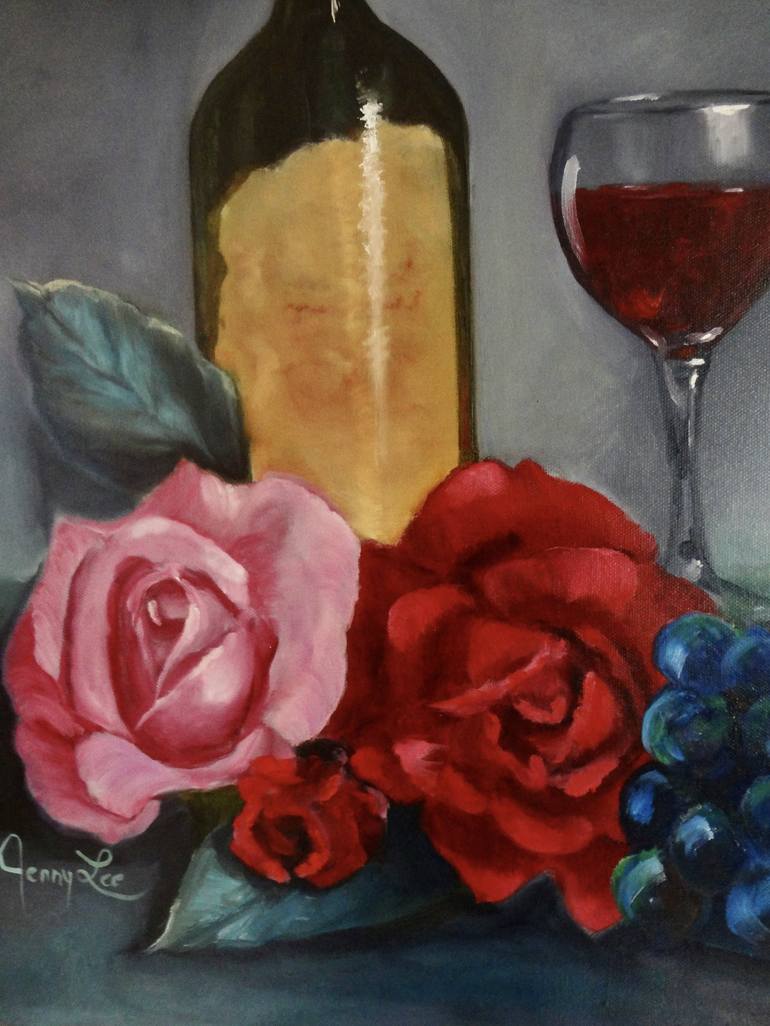 Original Food & Drink Painting by Jenny Jonah