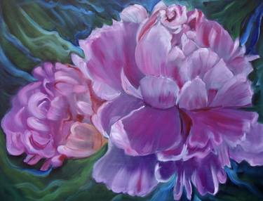 Print of Impressionism Floral Paintings by Jenny Jonah