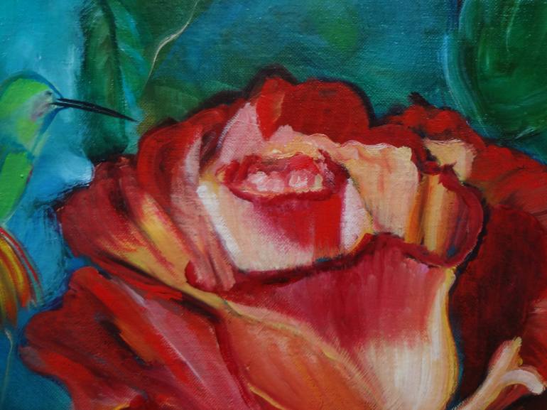 Original Floral Painting by Jenny Jonah