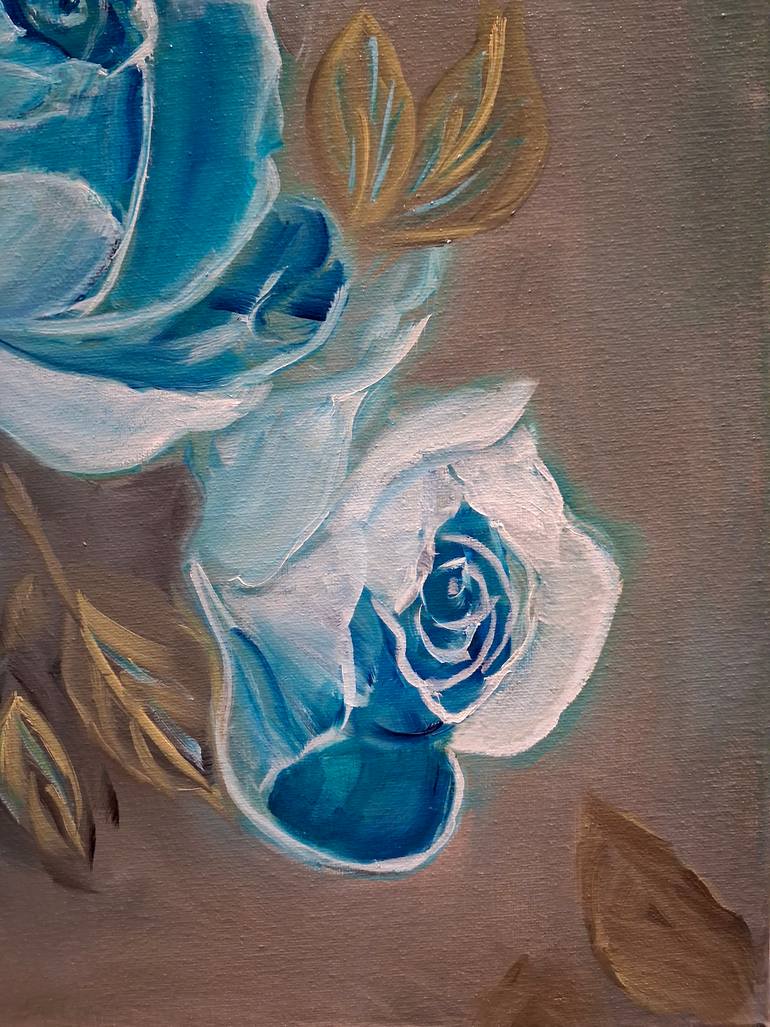 Original Impressionism Floral Painting by Jenny Jonah