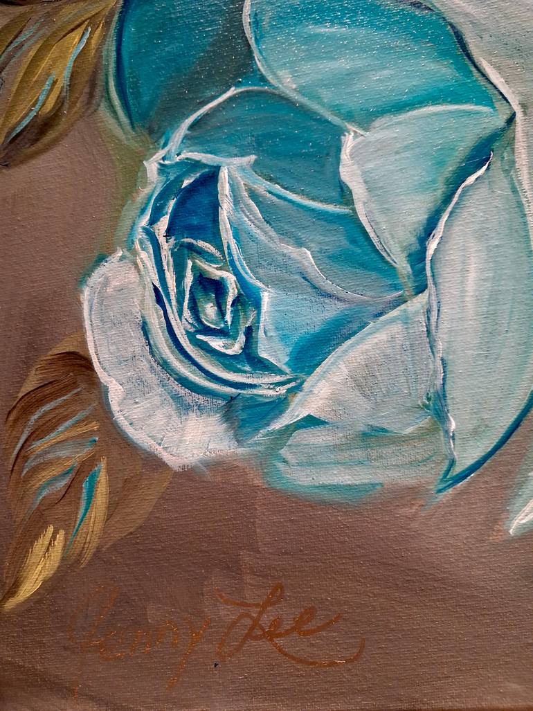 Original Impressionism Floral Painting by Jenny Jonah