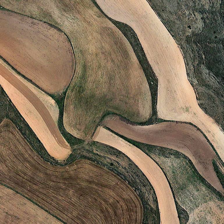 Original Abstract Expressionism Aerial Photography by Max Serradifalco