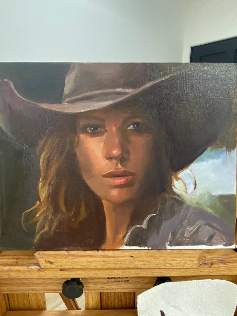Original Figurative Women Painting by Leslie Singer
