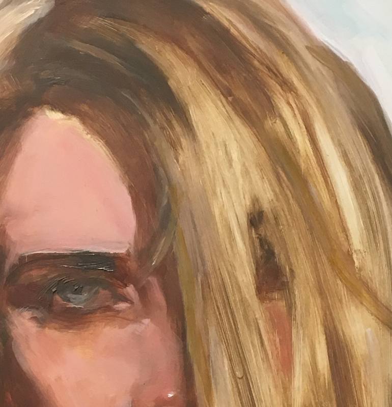 Original Figurative Women Painting by Leslie Singer