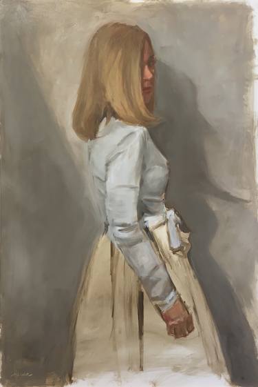 Original Portrait Paintings by Leslie Singer