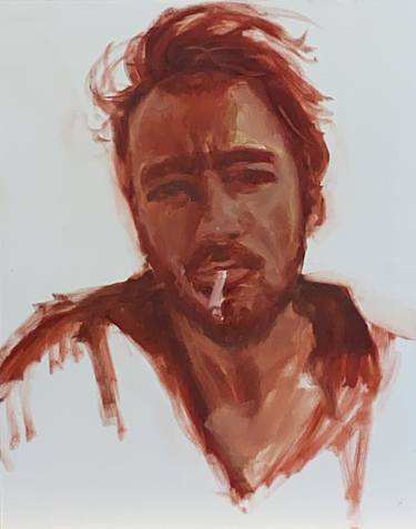 Original Figurative People Paintings by Leslie Singer